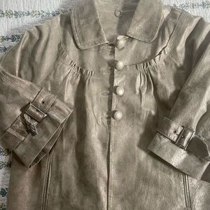 Metallic Silver Women's Jacket
